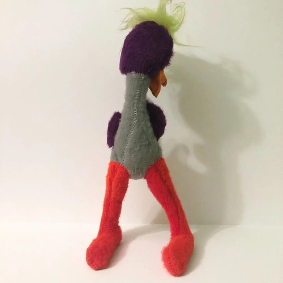 Vintage 1968 Road Runner Plush Doll Mighty Star 15 Inch Tall - Picture 4 of 16